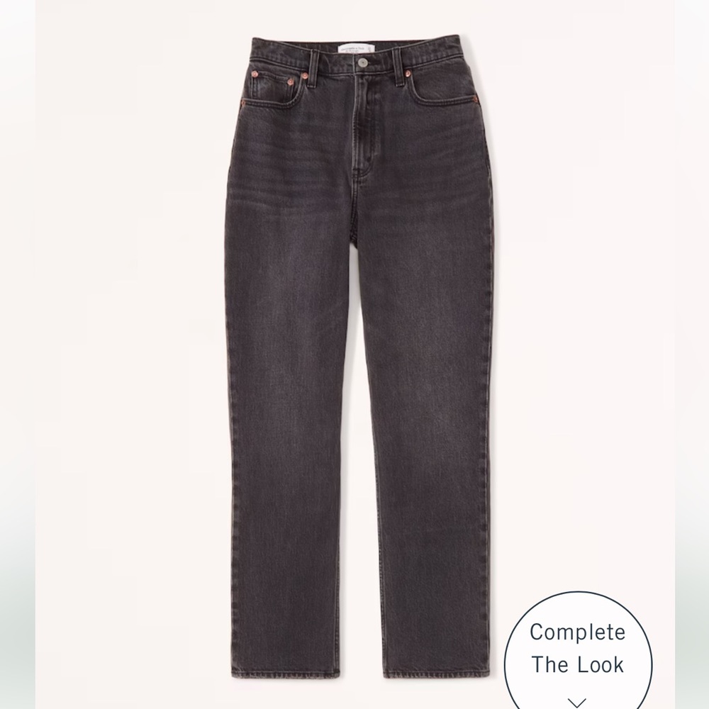 Abercrombie Ultra High Rise 90s Straight Jean